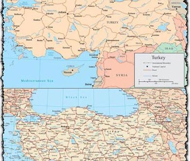Turkey map vector