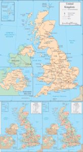 United Kingdom vector maps