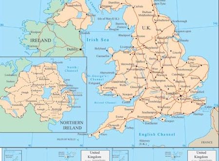 United Kingdom vector maps