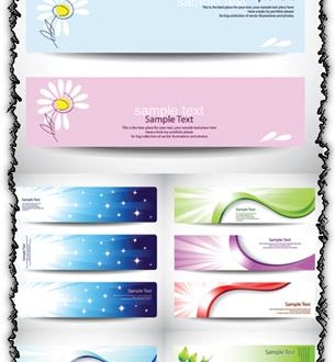 Vector banners design