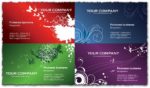 Vector business cards templates