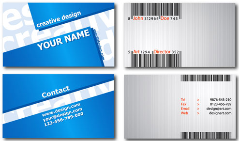 Vector business cards