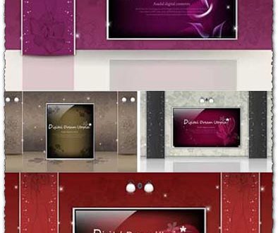 Flower wall vectors