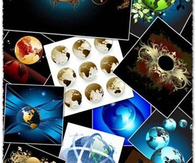 Vector globes design
