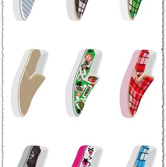 Vector shoes and baskets design