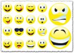 Emoji emoticon vectors