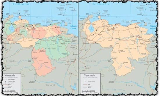 Venezuela map vector