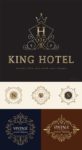 Vintage logo monograms vectors