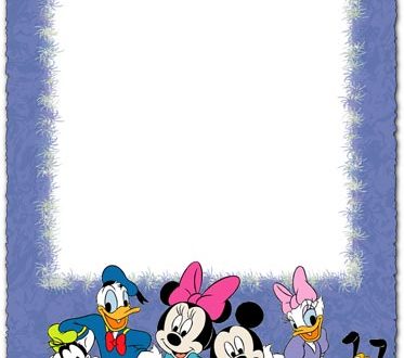 Walt Disney characters photo frame for children