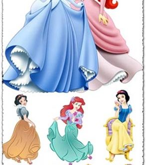 Disney princesses vector