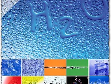 Water textures and creative backgrounds
