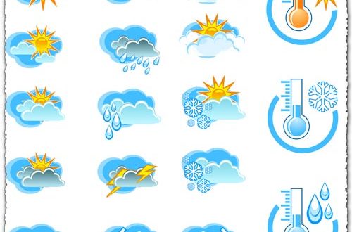 Transparent weather png icons