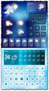 Weather icons for smartphone applications