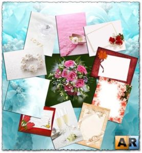 Wedding background frame images
