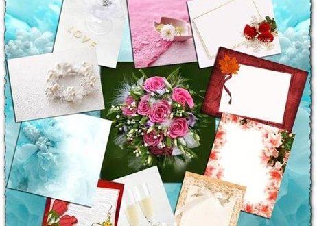 Wedding background frame images