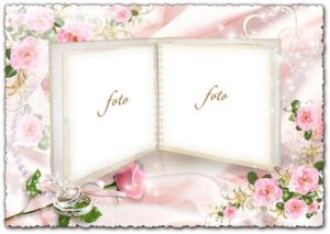 Wedding photo frame album for Photoshop