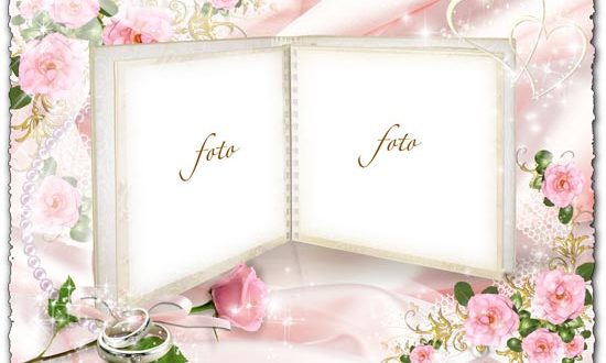 Wedding photo frame album for Photoshop