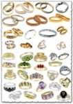 Wedding rings png collection