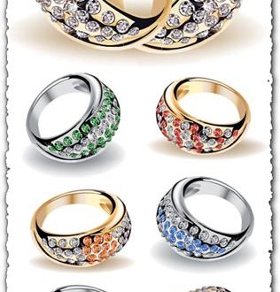 Wedding rings vectors