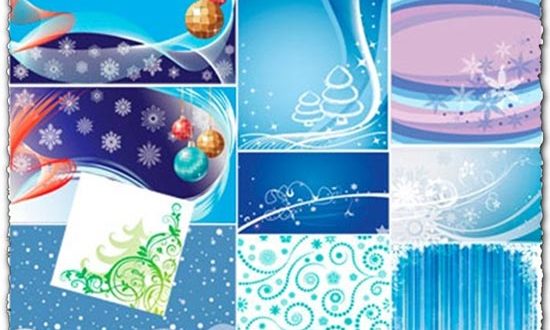 Christmas backgrounds in vector format