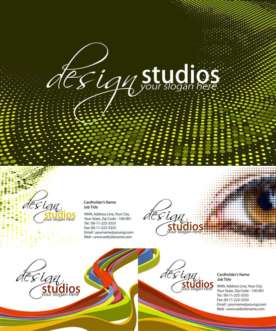 Design Studio business cards