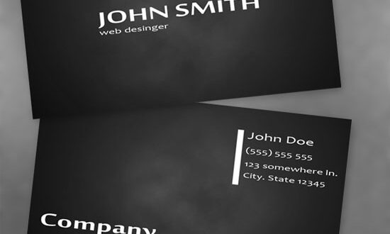 Corporate business cards