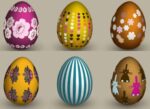 Easter vector eggs