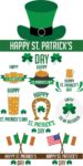 Saint Patrick’s day ornaments vector