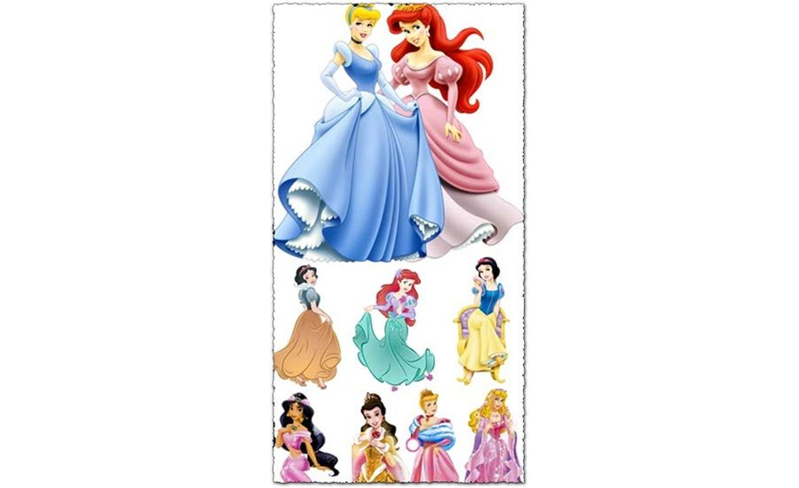 Disney princesses vector