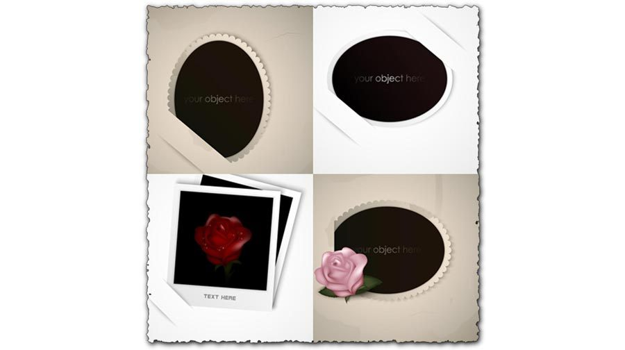 Classic photo borders design