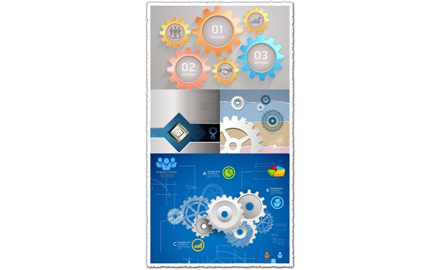 Infographics elements for business presentations